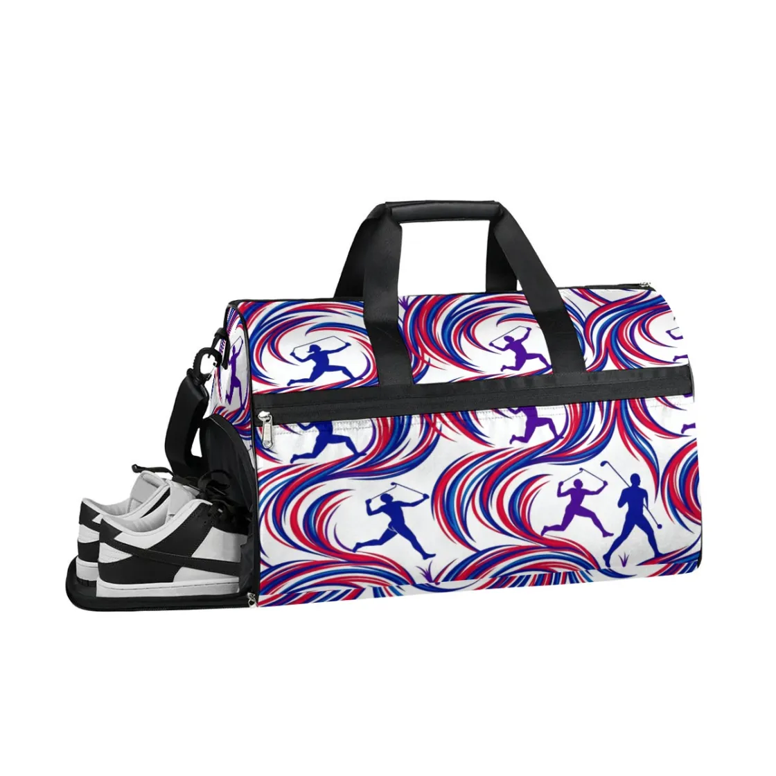 Large-Capacity Multi-Compartment Gym Bag With Vent Hole