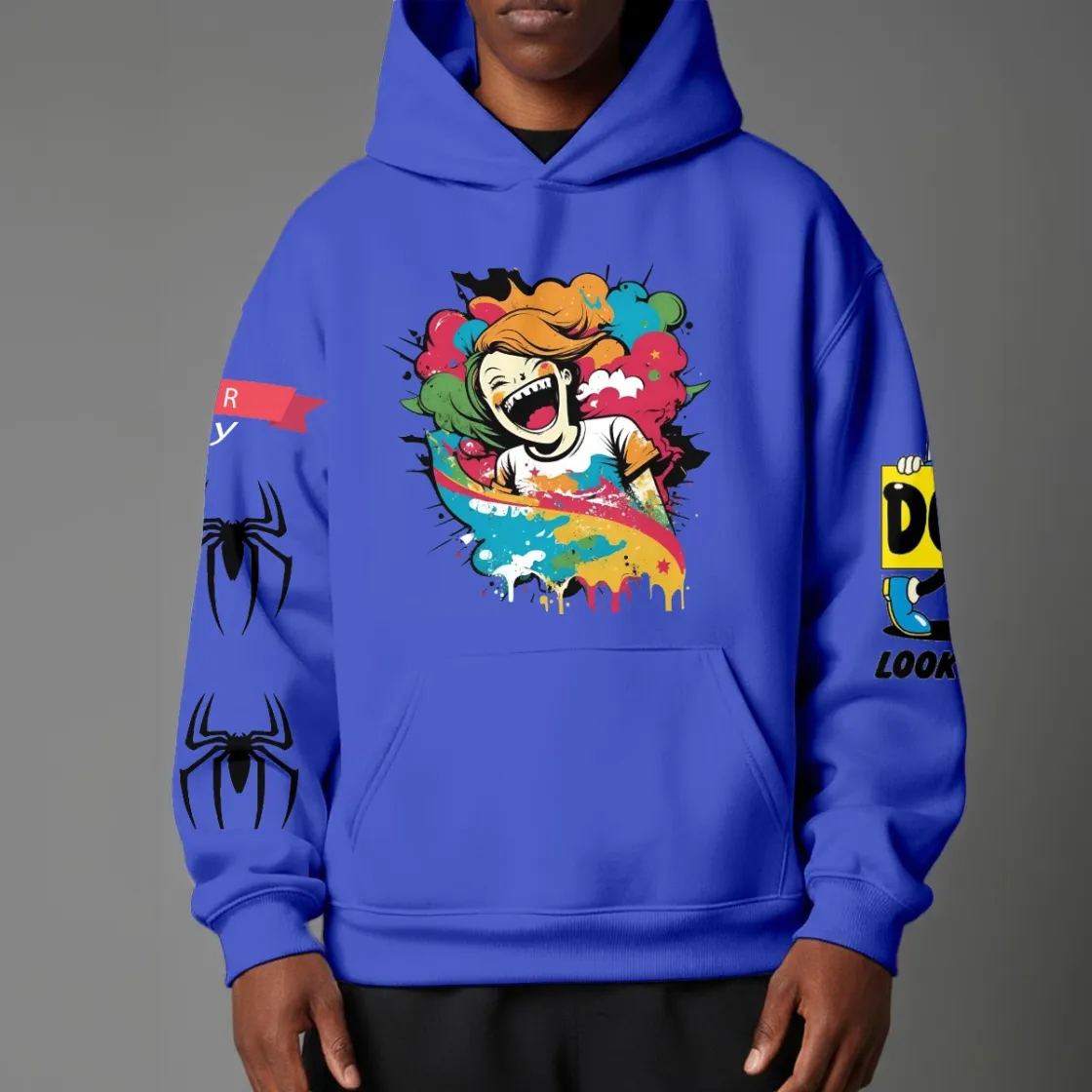 Unisex Pullover Hoodie with Micro-Fleece Lining|DTF