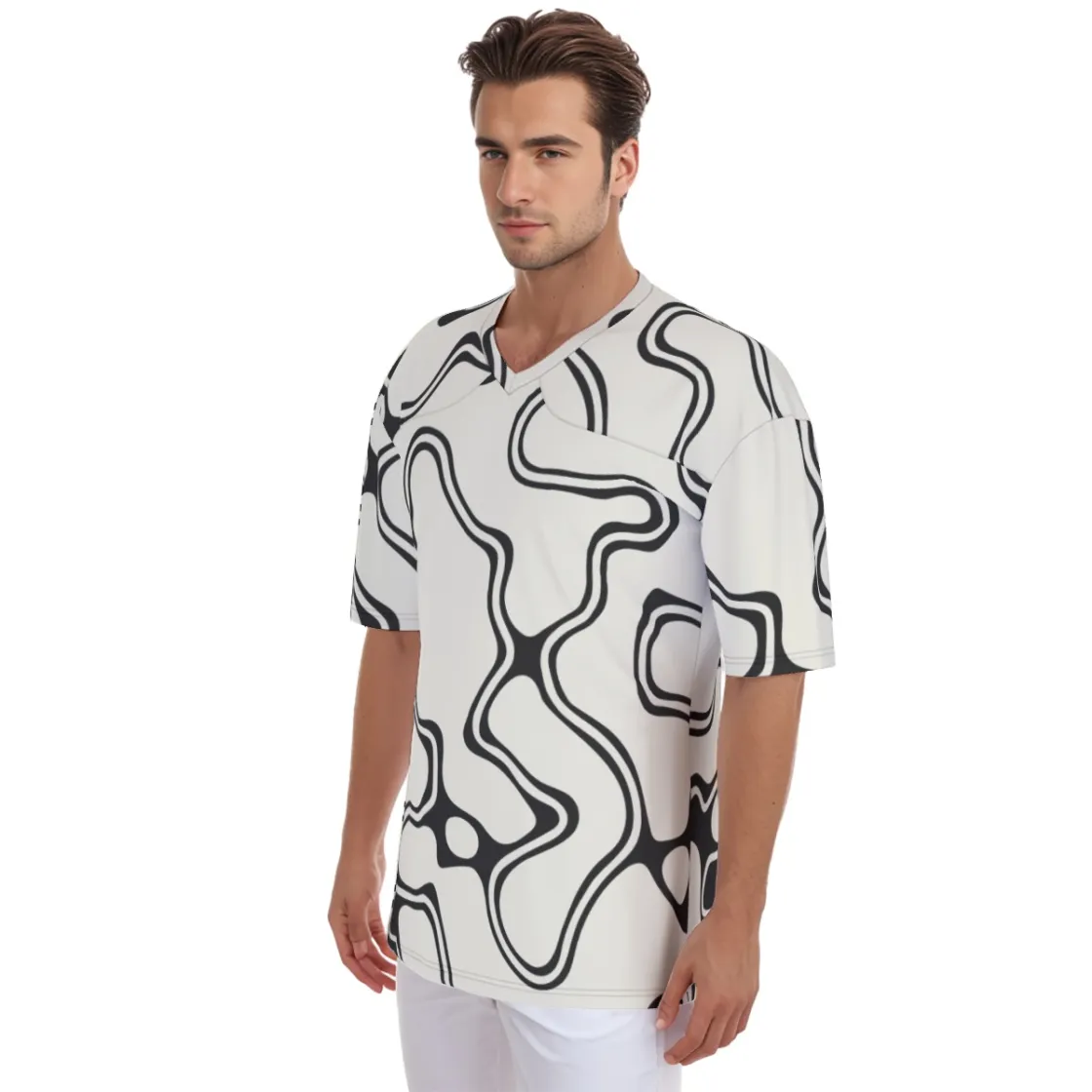All-Over Print Men's Football  Jersey