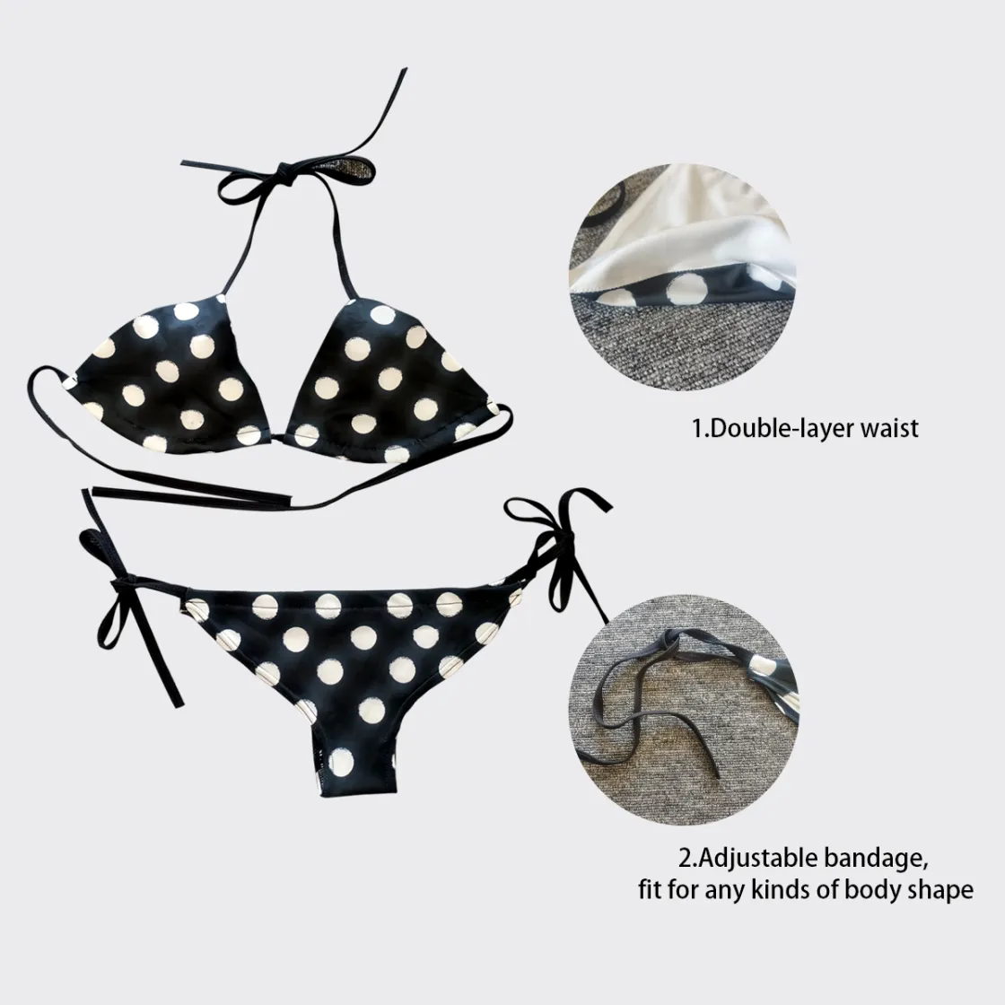All-Over Print Women's Sling Bikini Swimsuit
