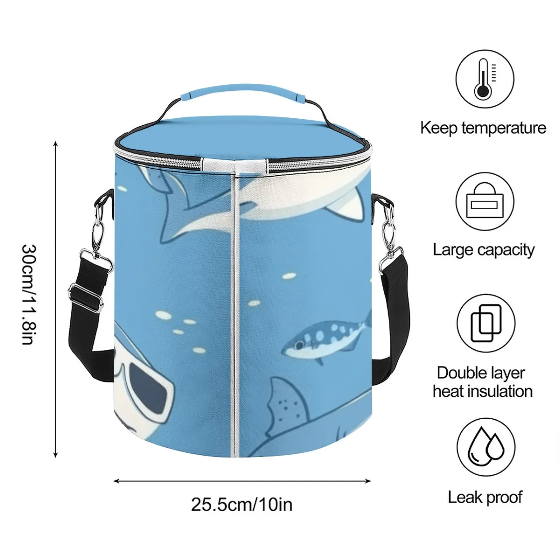 Insulated Cylinder Cooler Bag