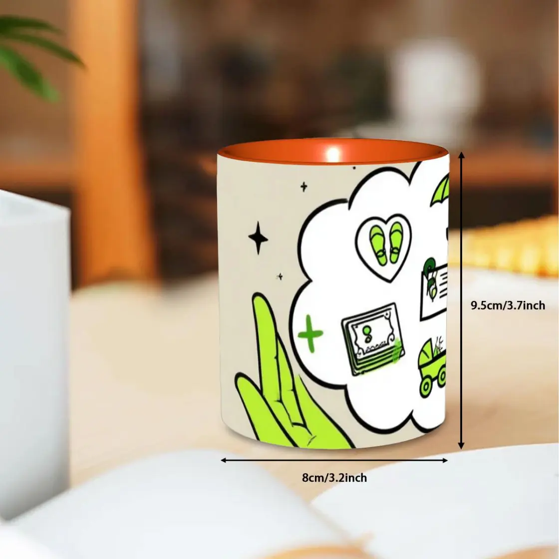 11oz Double Color Mug Printed in USA