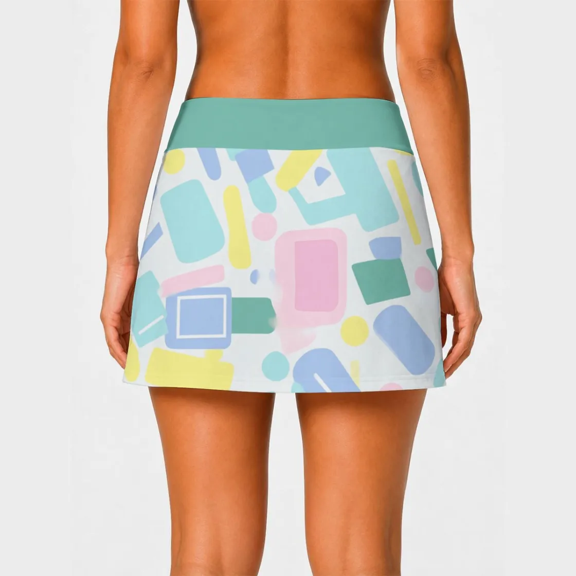 All-Over Print Women's High-Stretch A-Line Skort