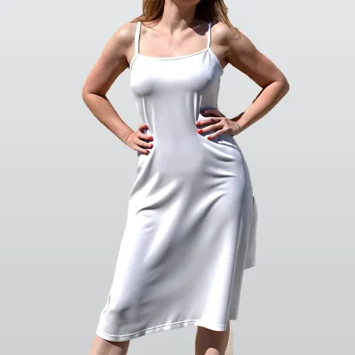 All-Over Print Women's sleeveless suspender dress