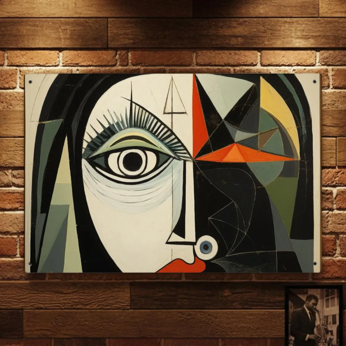 Thickened Rectangular Iron Wall Painting|Horizontal 3:2