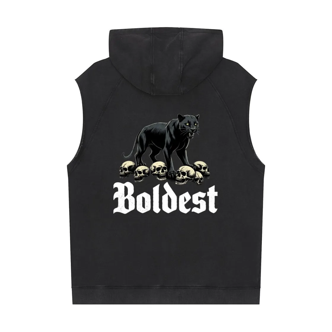 Men's Loose Sleeveless Hoodie|320GSM DTG