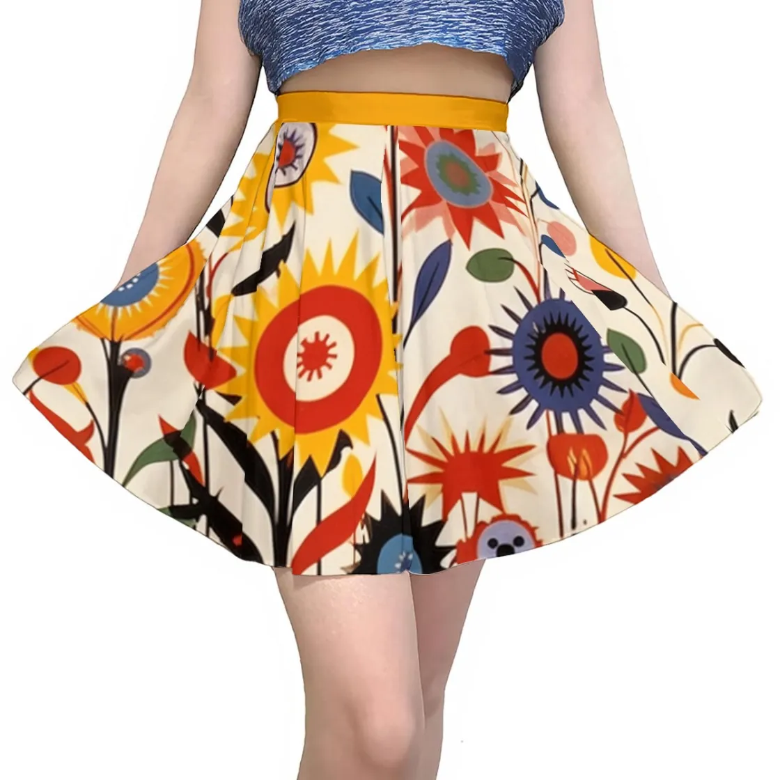 All-Over Print Women's Short Skirt