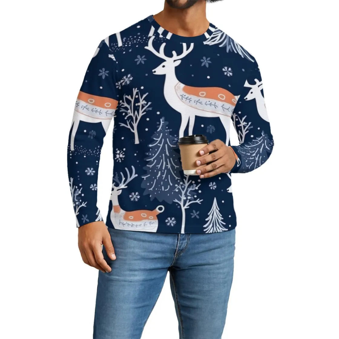 All-Over Print Men's Long Sleeve T-Shirt