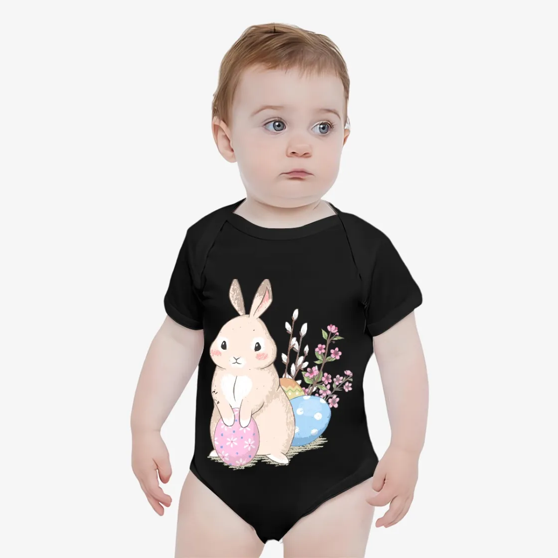 Baby Short-Sleeve Onesie| Cotton