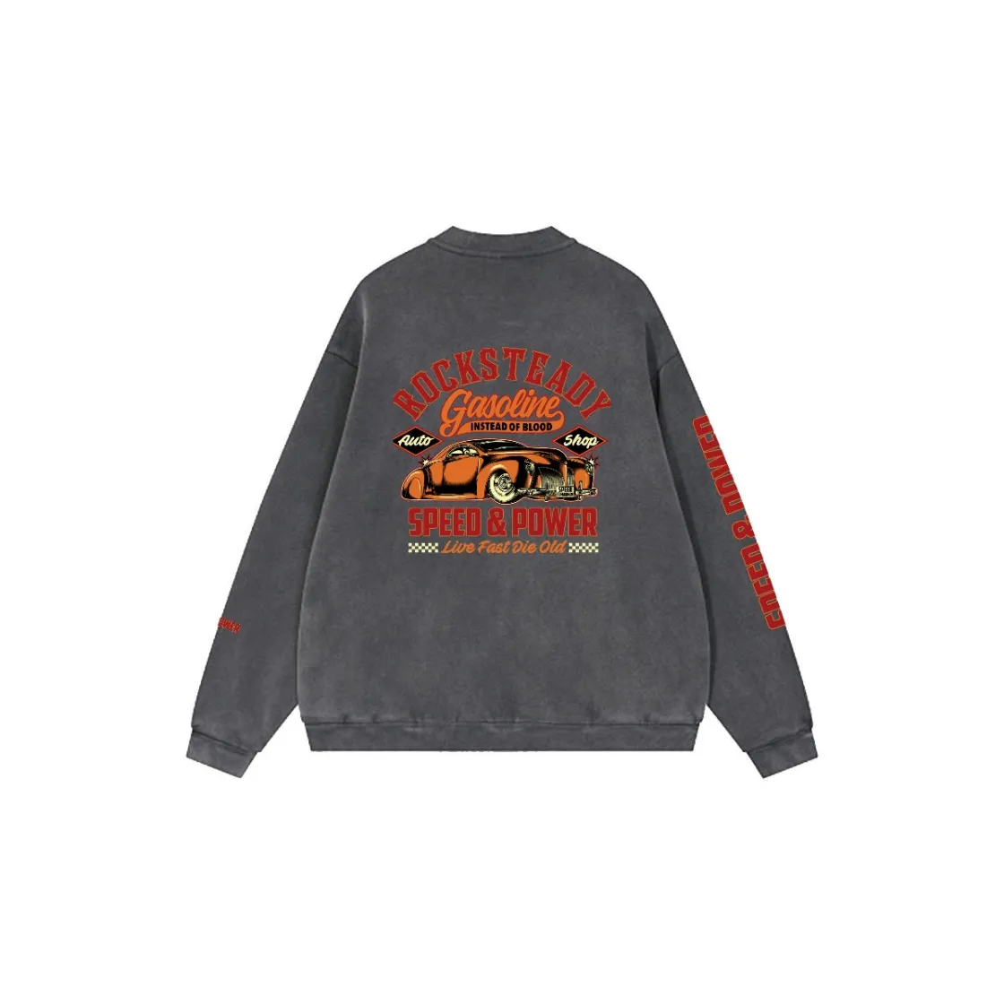 Men’s Fleece-Lined Vintage Wash Zip Hoodie|360GSM DTF