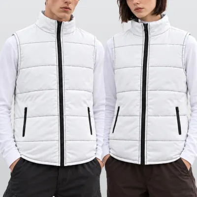 All-Over Print Unisex Quilted Full-Zip Padded Vest
