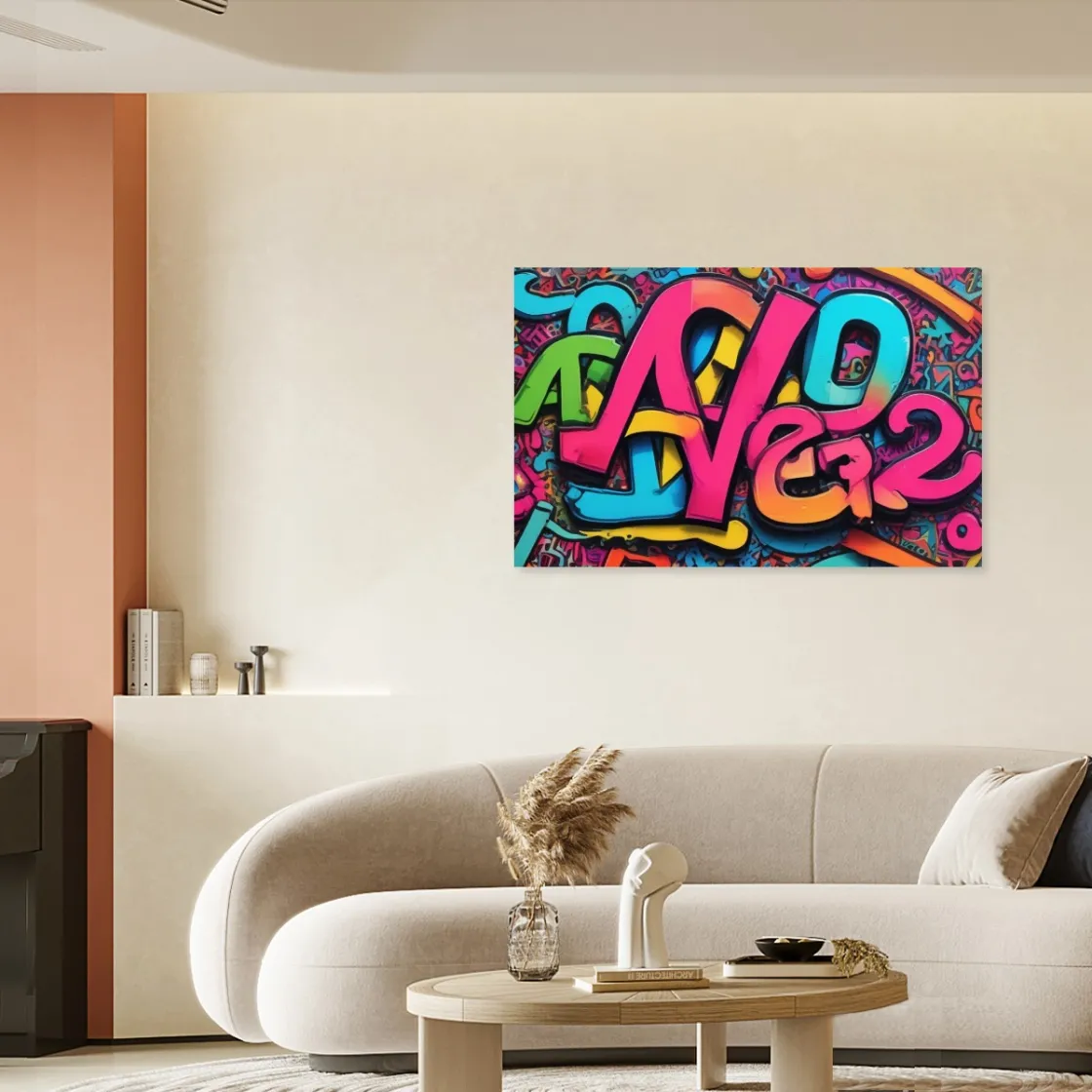 Framed Single-Piece Mural Printed in USA 3:2