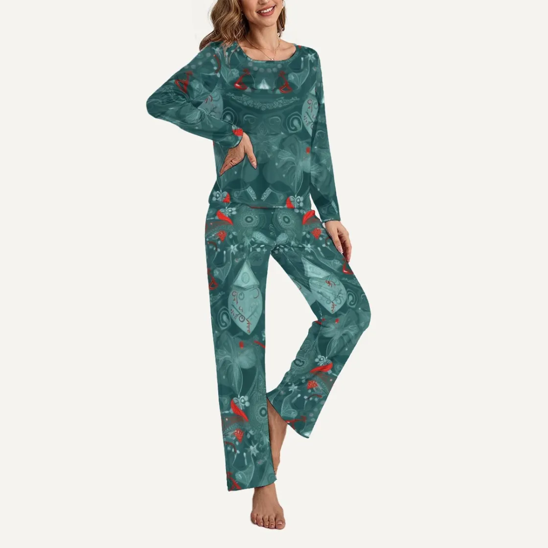 All-Over Print Women’s Loungewear Set