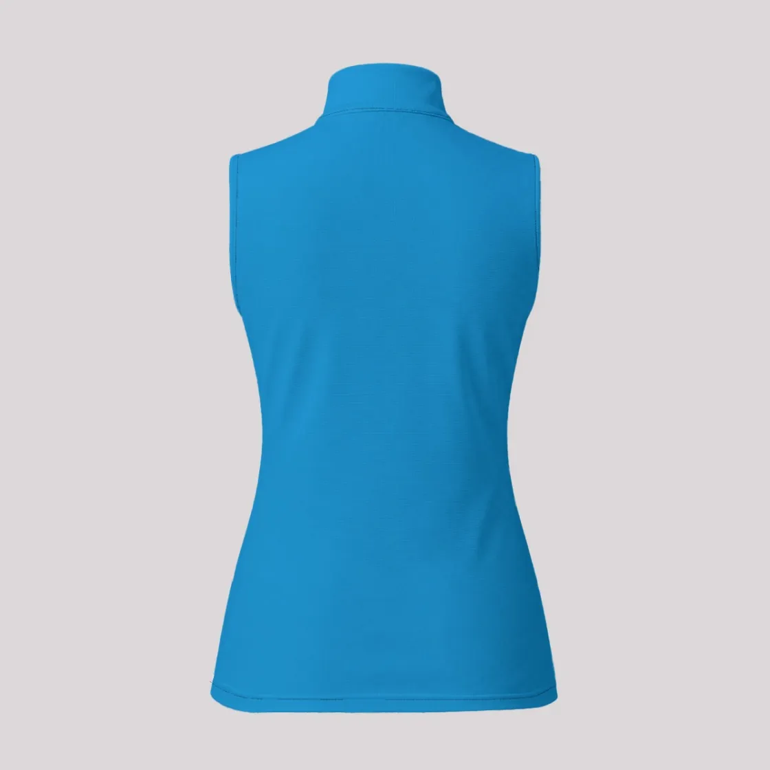 All-Over Print Women’s Sleeveless Sun-Protection Sports Polo