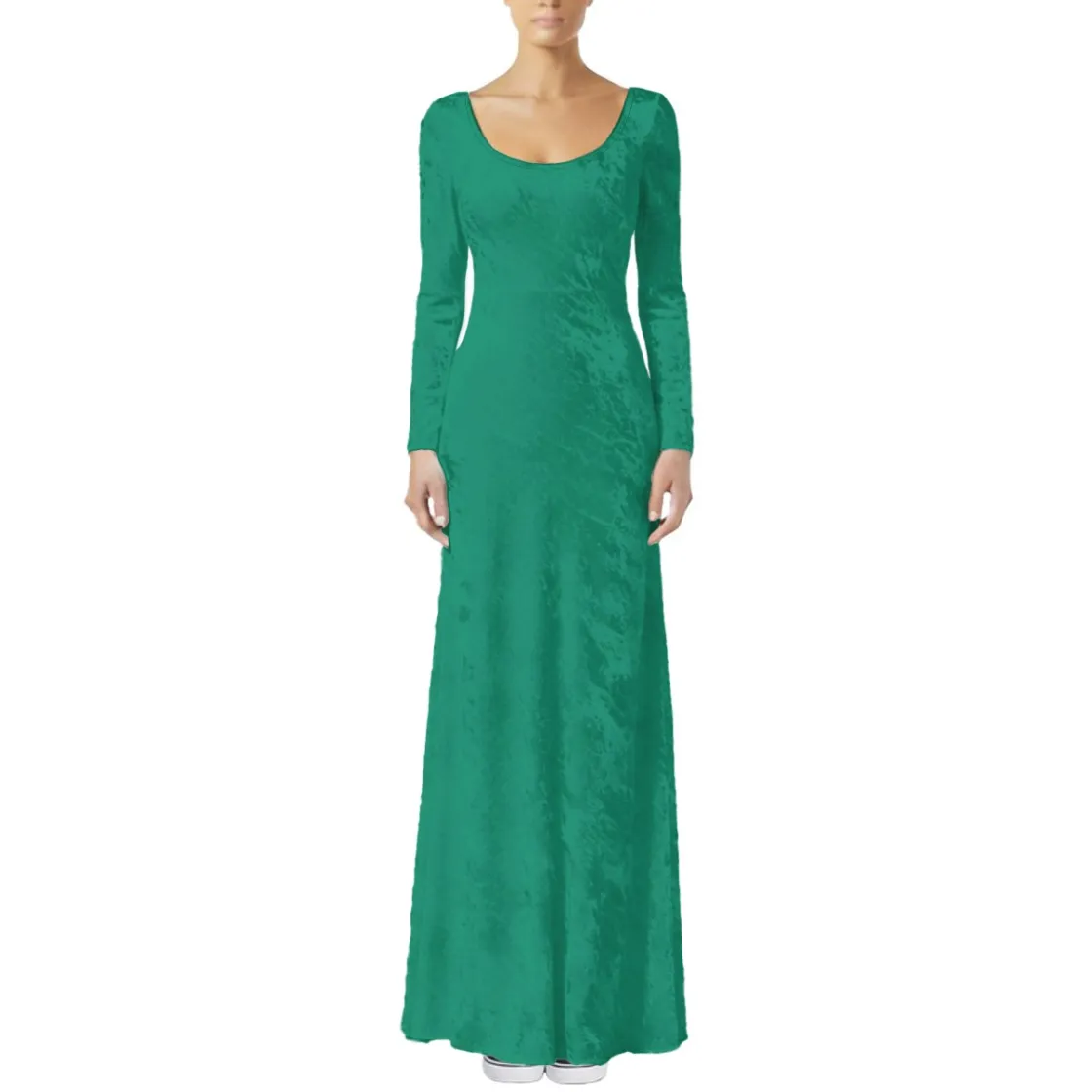 All-Over Print Women's Velvet Shine Maxi Dress