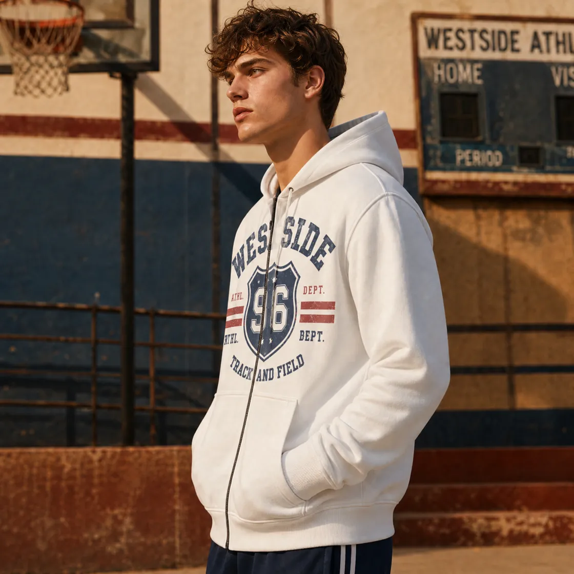 All-Over Print Men's Heavy Fleece Zip Up Hoodie