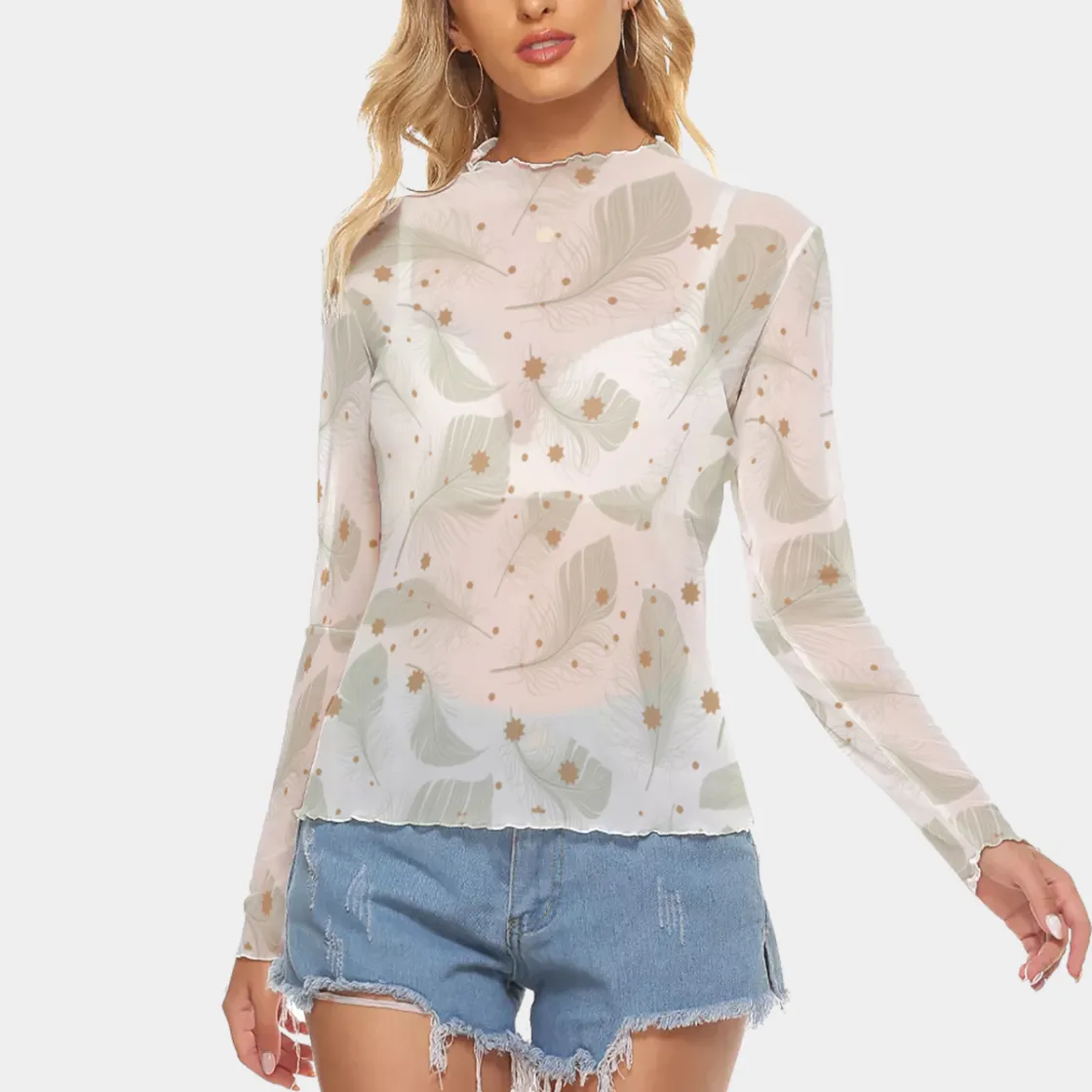 All-Over Print Women's Mesh T-shirt