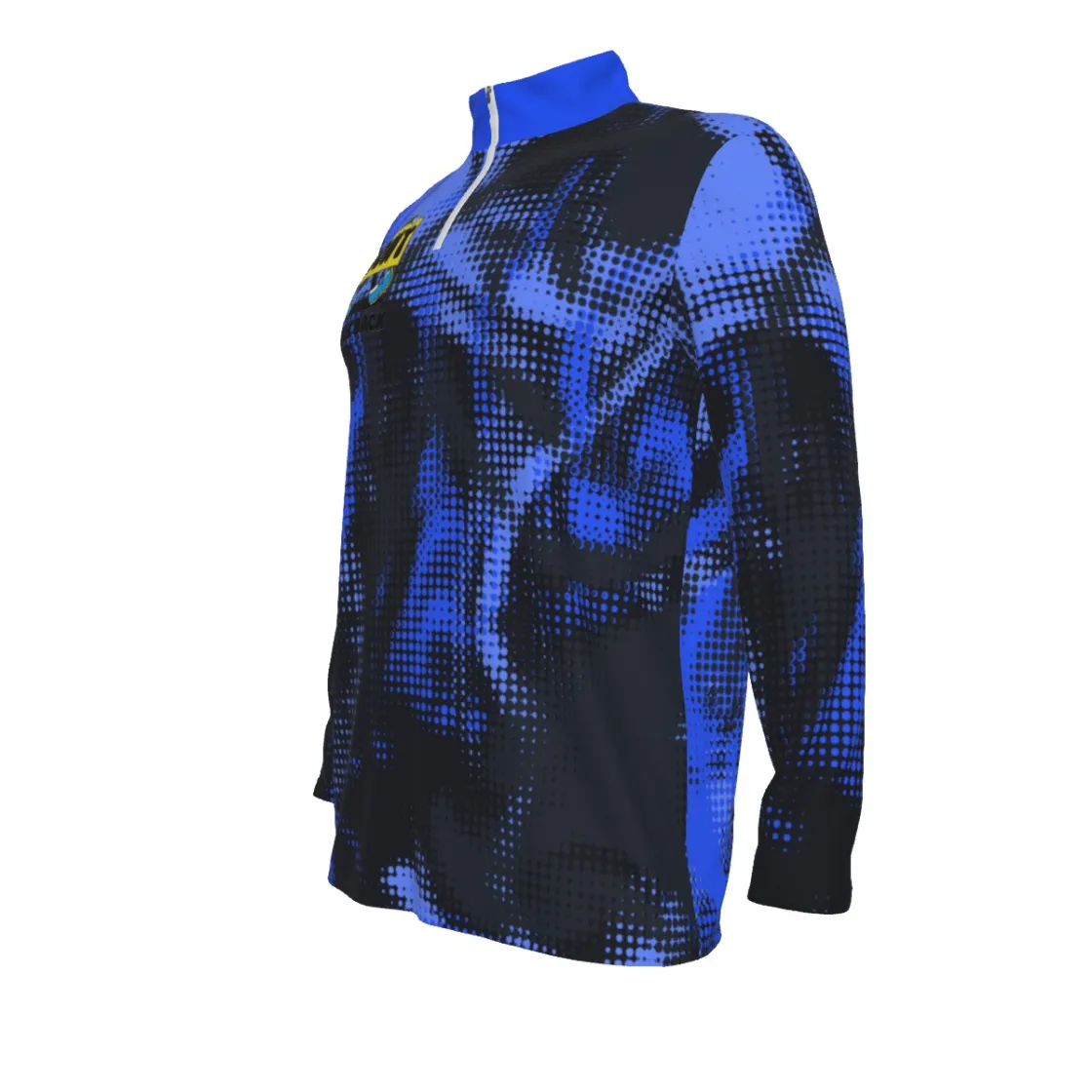 All-Over Print Men's Half-Zip Sweatshirt|230GSM