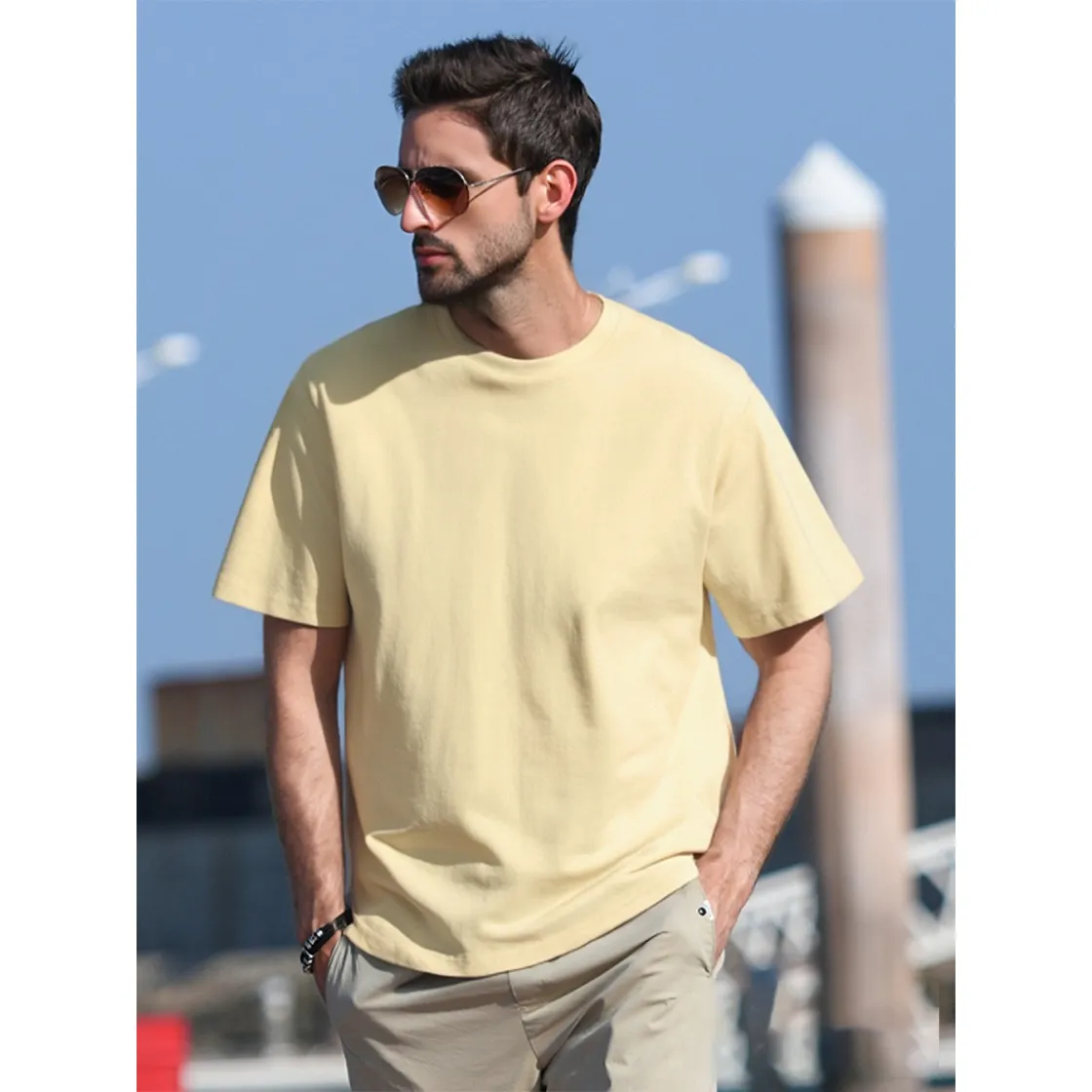 Men's T-Shirt  Printed in USA|180GSM Back DTG