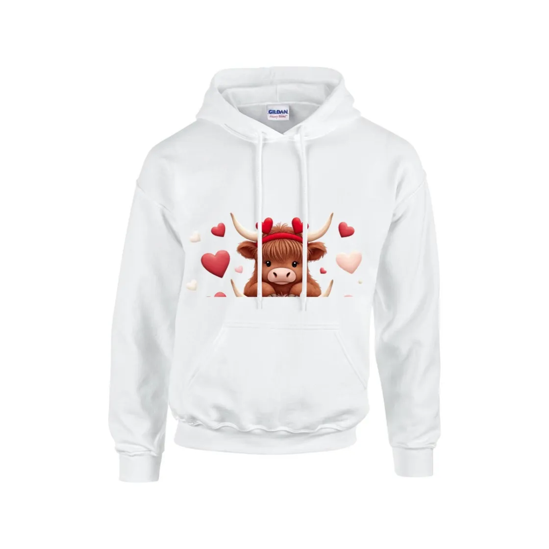 Men's Hoodie Printed in USA |Gildan 18500 Double DTG