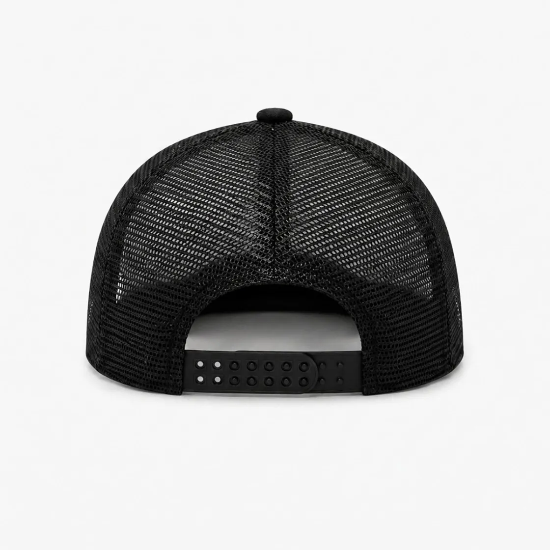 Embroidery Flat-Brim Mesh Cap