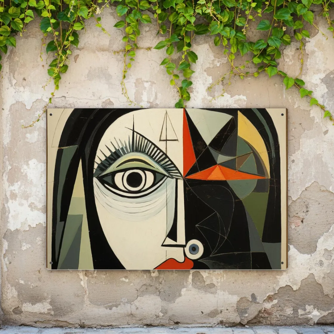 Thickened Rectangular Iron Wall Painting|Horizontal 3:2