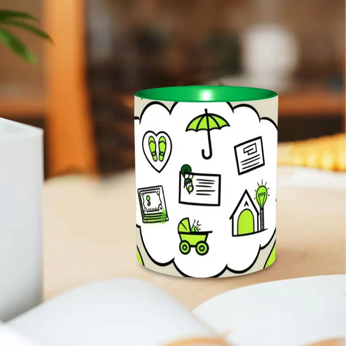11oz Double Color Mug Printed in USA