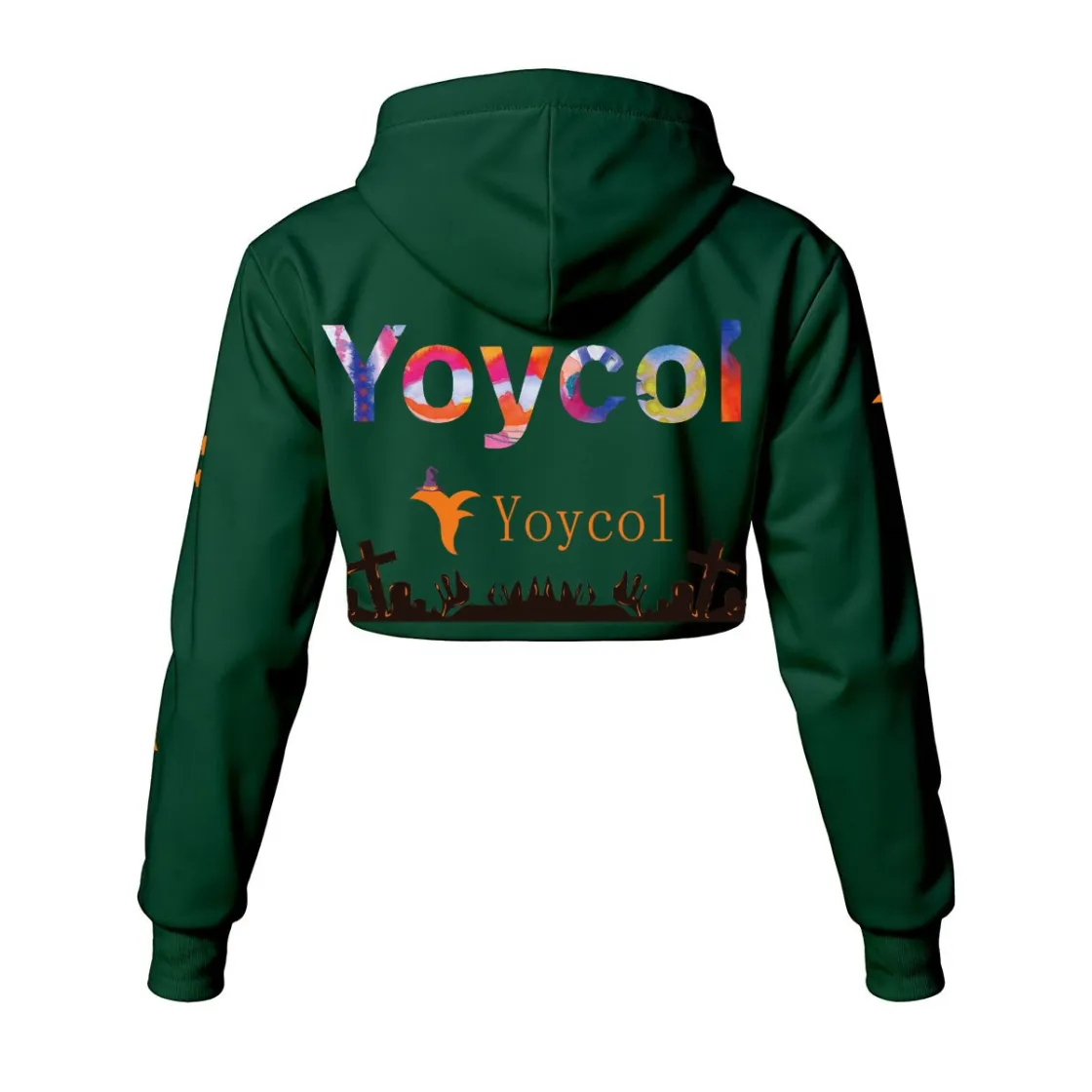 Women's Cropped Hoodie|DTF