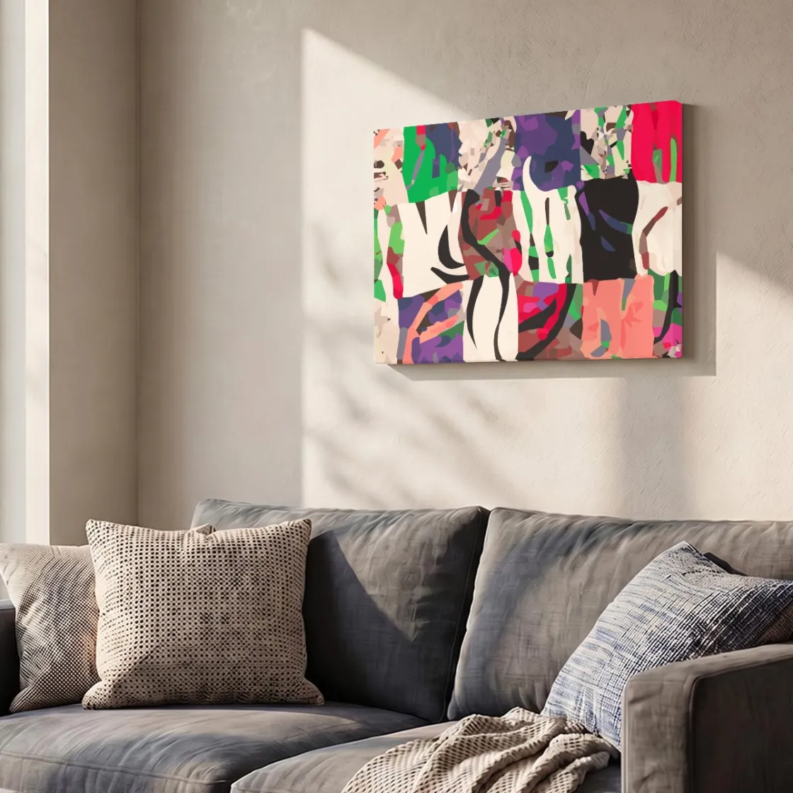 Horizontal Framed Canvas Wall Art Printed in Canada