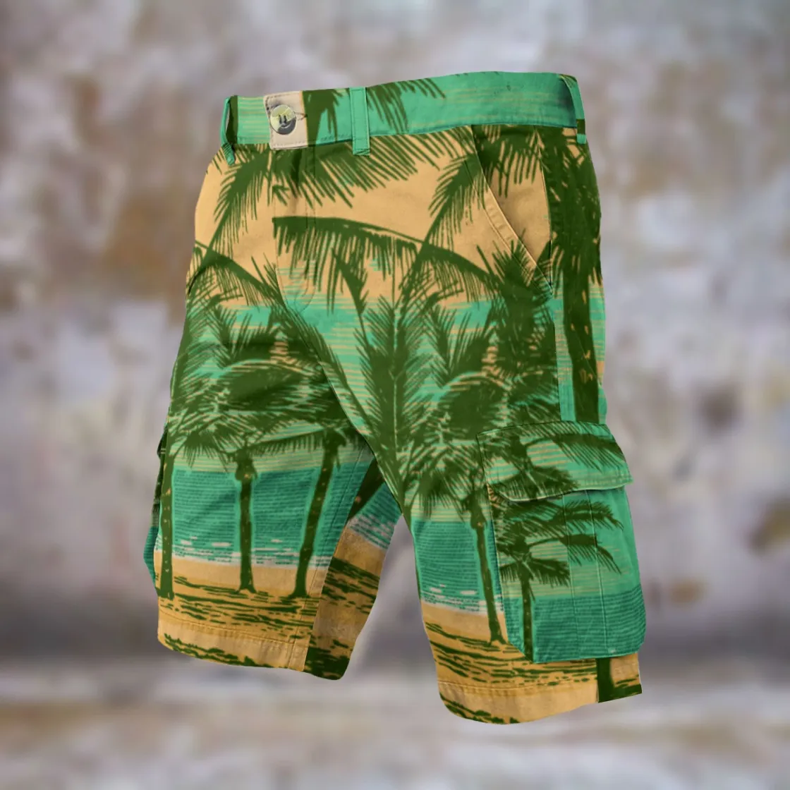 All-Over Print Men's Cargo Shorts