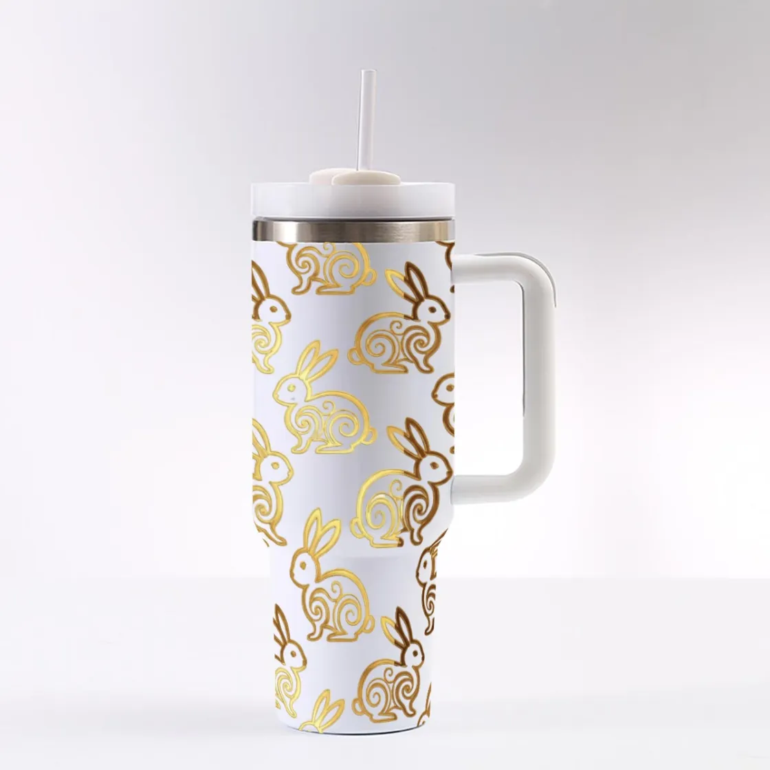 40 oz Tumbler With Handle Printed in USA