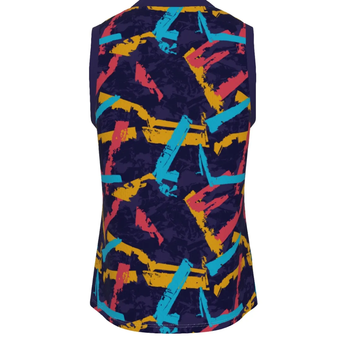 All-Over Print Men's V Neck Basketball Top