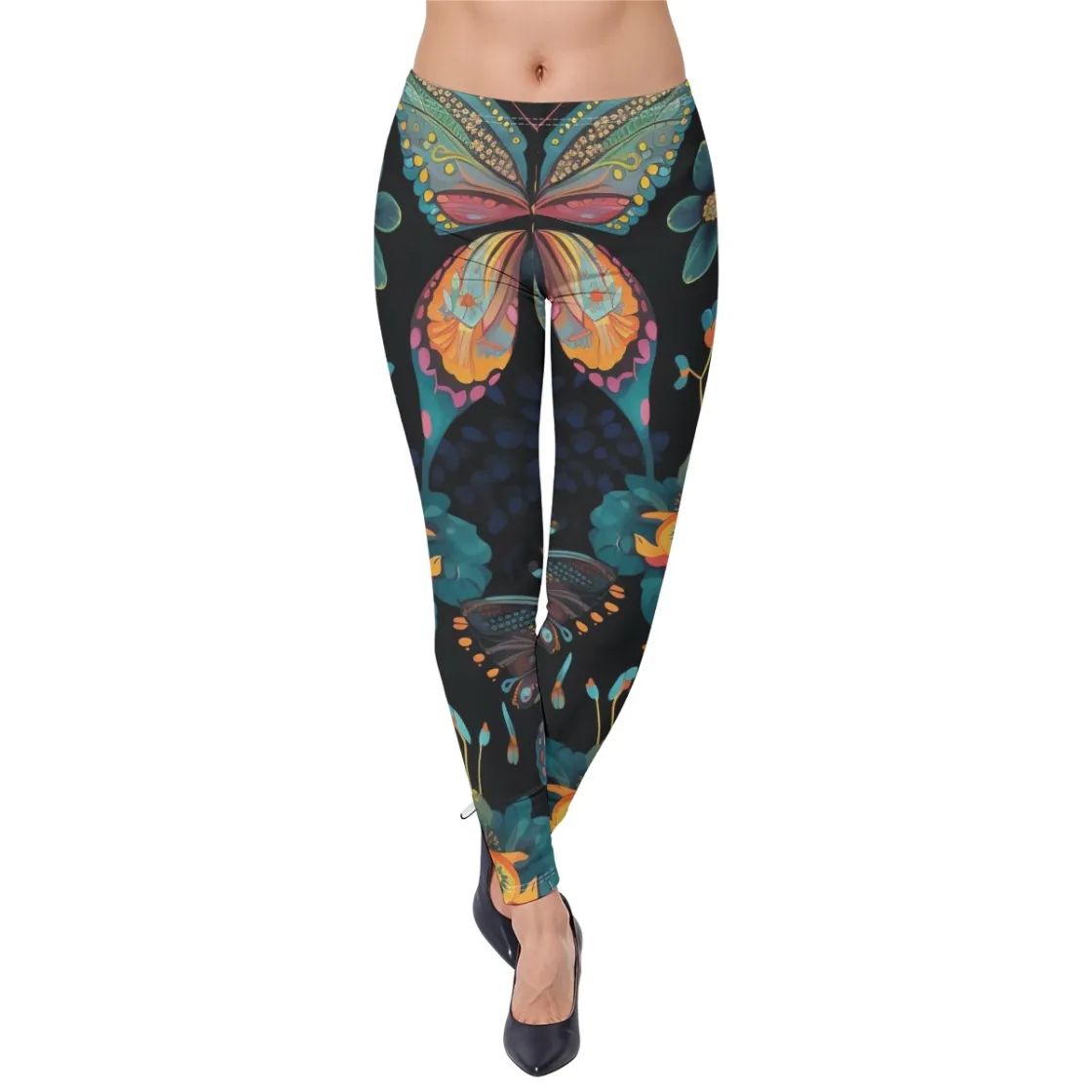 All-Over Print Women's High-Stretch Leggings