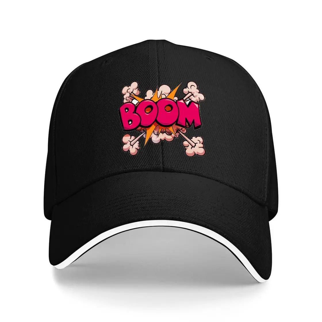 Sandwich Baseball Cap-6 Panels Printed in USA