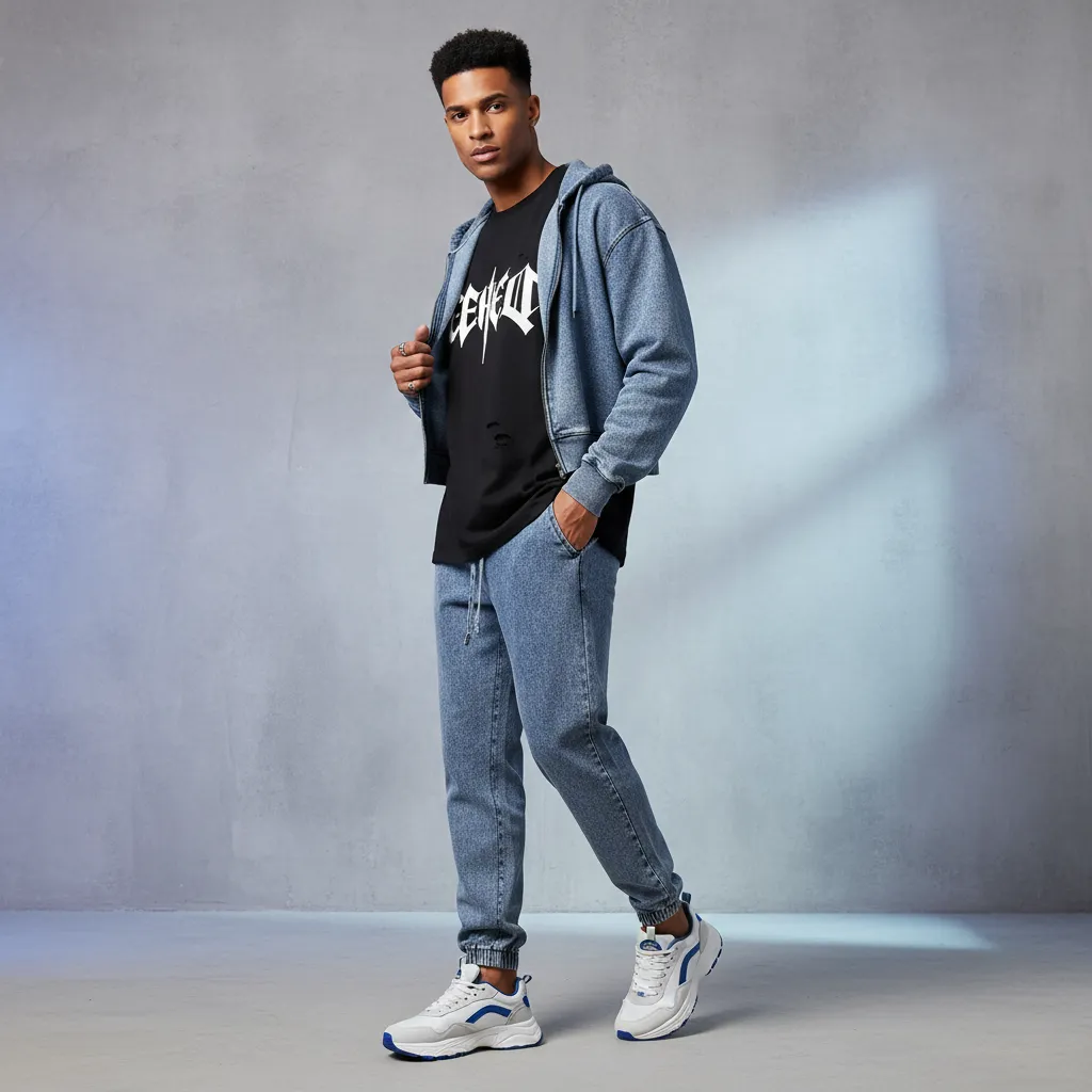Men’s Vintage Wash Jogger Sweatpants|380GSM DTG