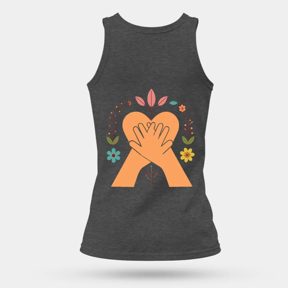 Women's Comfortable and Breathable Sports Tank Top Printed in USA|180GSM Back DTF