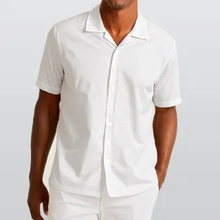 All-Over Print Men's Hawaiian Shirt With Button Closure |115GSM Cotton poplin