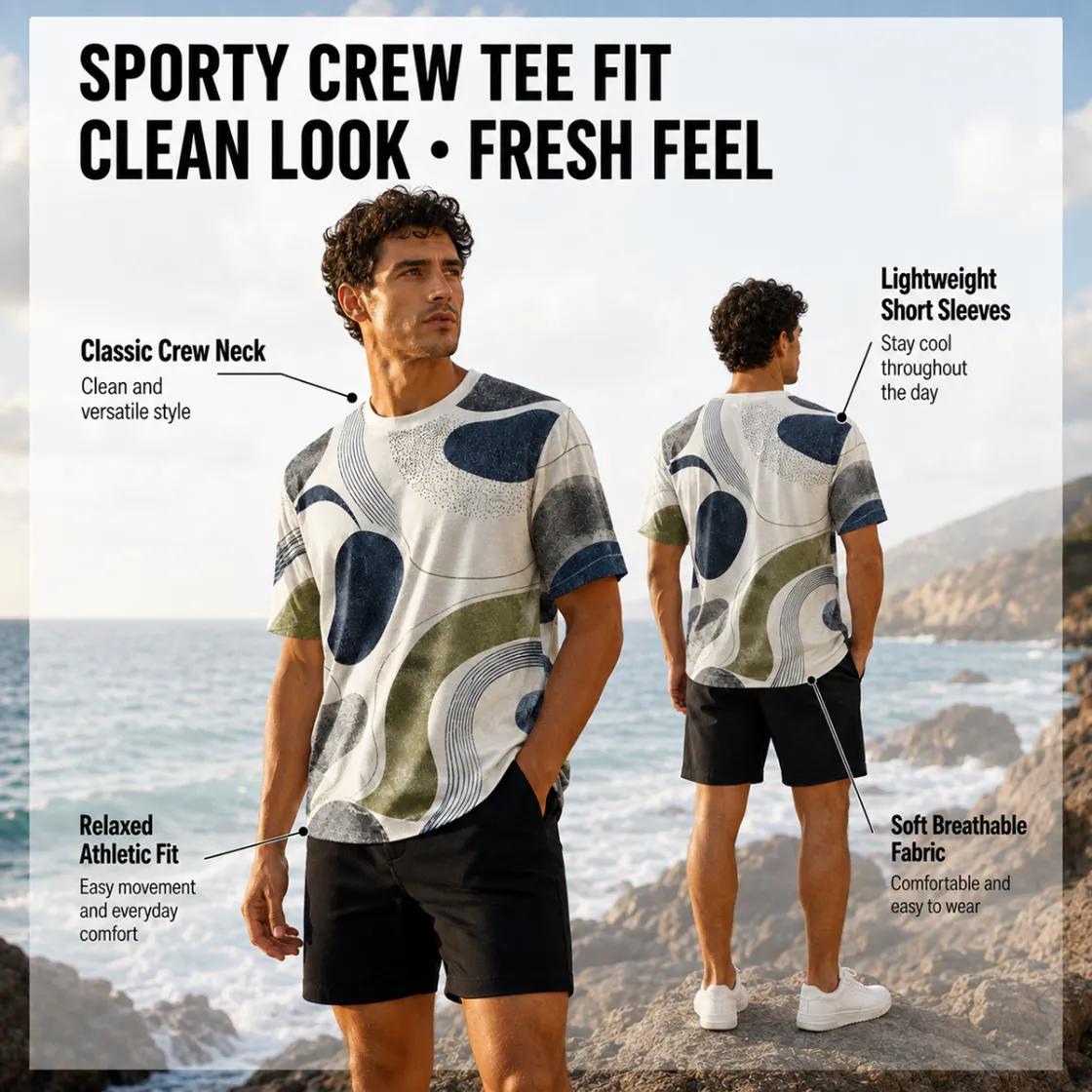 All-Over Print Unisex Drop-shoulder T-shirt|Bonded Seam