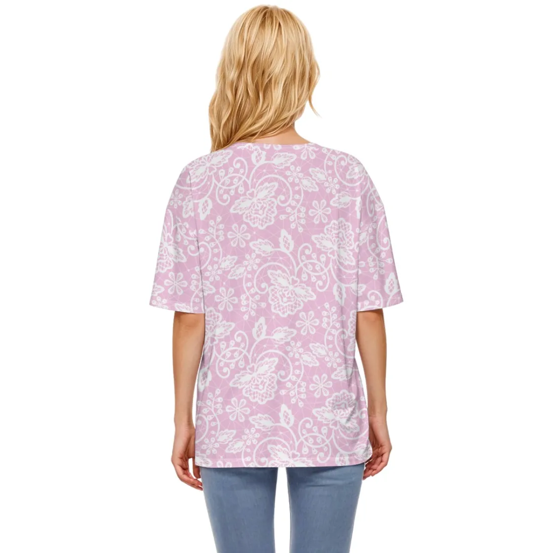 All-Over Print Women’s Oversize T-Shirt
