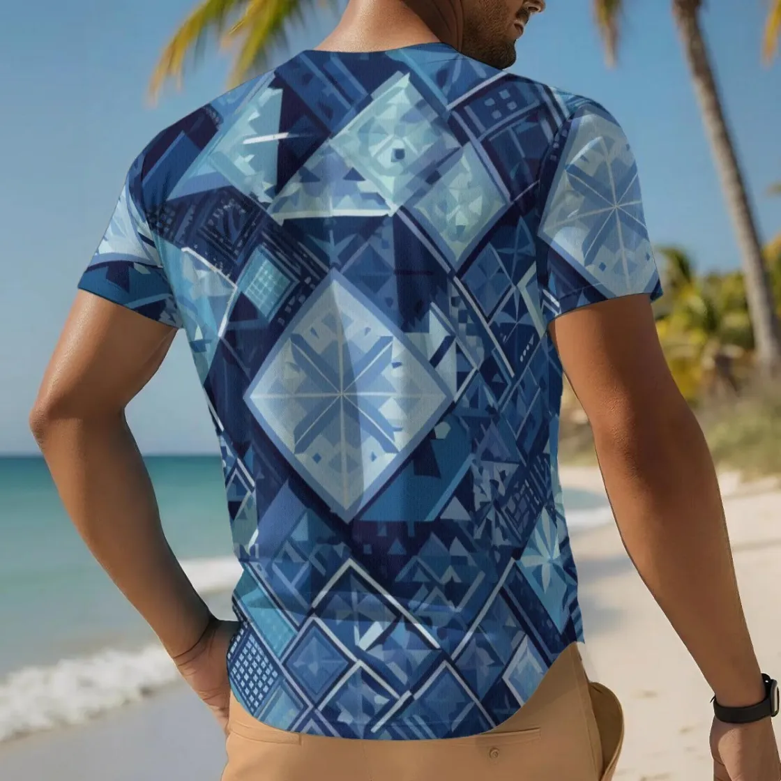 All-Over Print Men's Short Sleeve Baseball Jersey