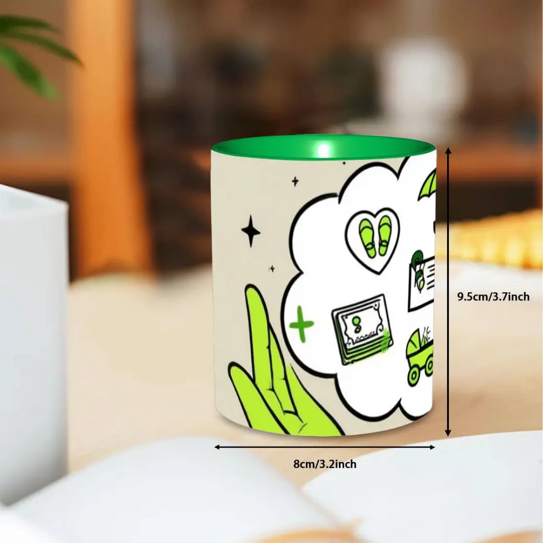 11oz Double Color Mug Printed in USA