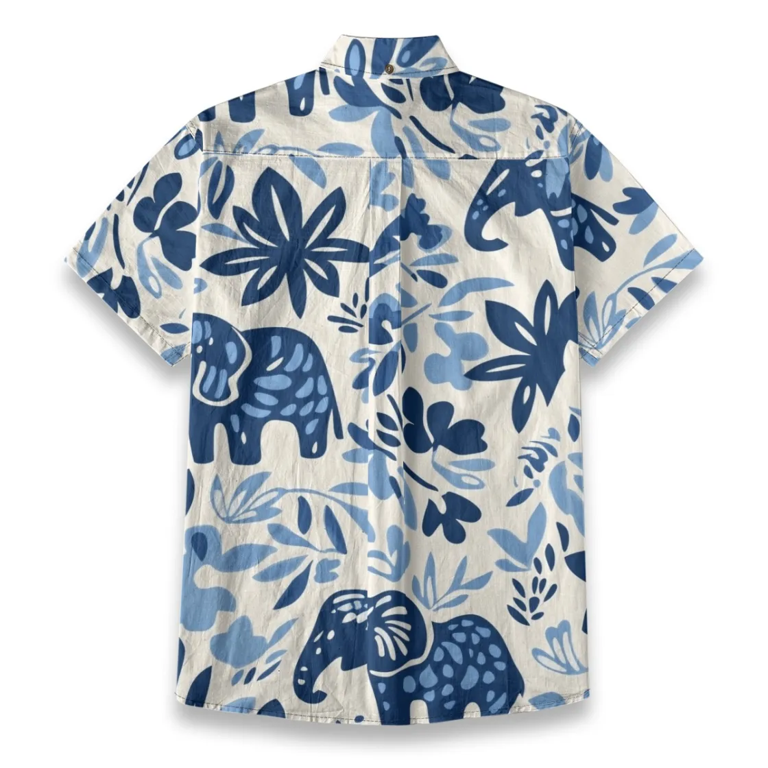 All-Over Print Men's Breathable Shirt|140GSM Slub Cotton