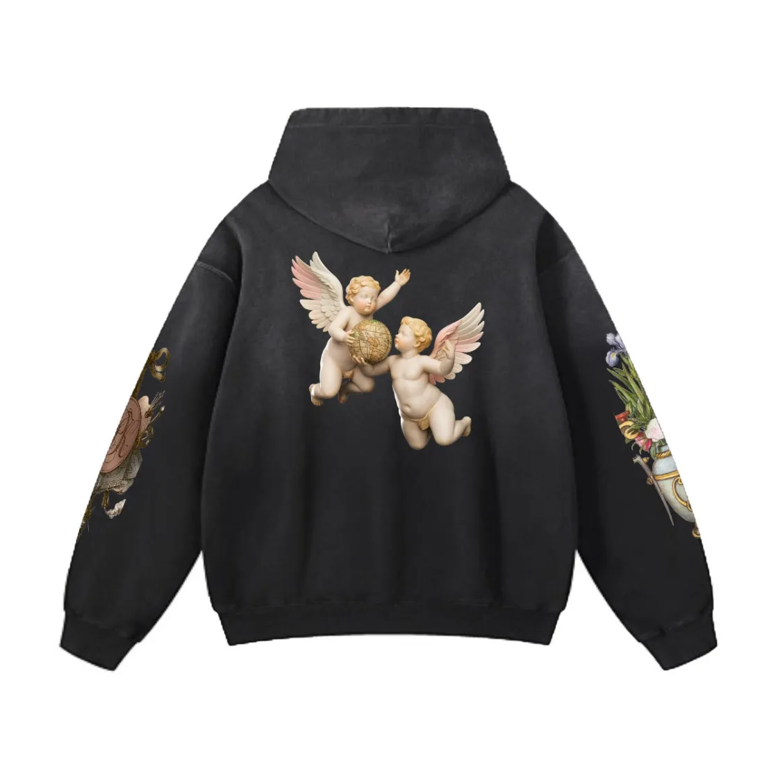 Men’s Vintage Wash Pullover Hoodie|420GSM DTG
