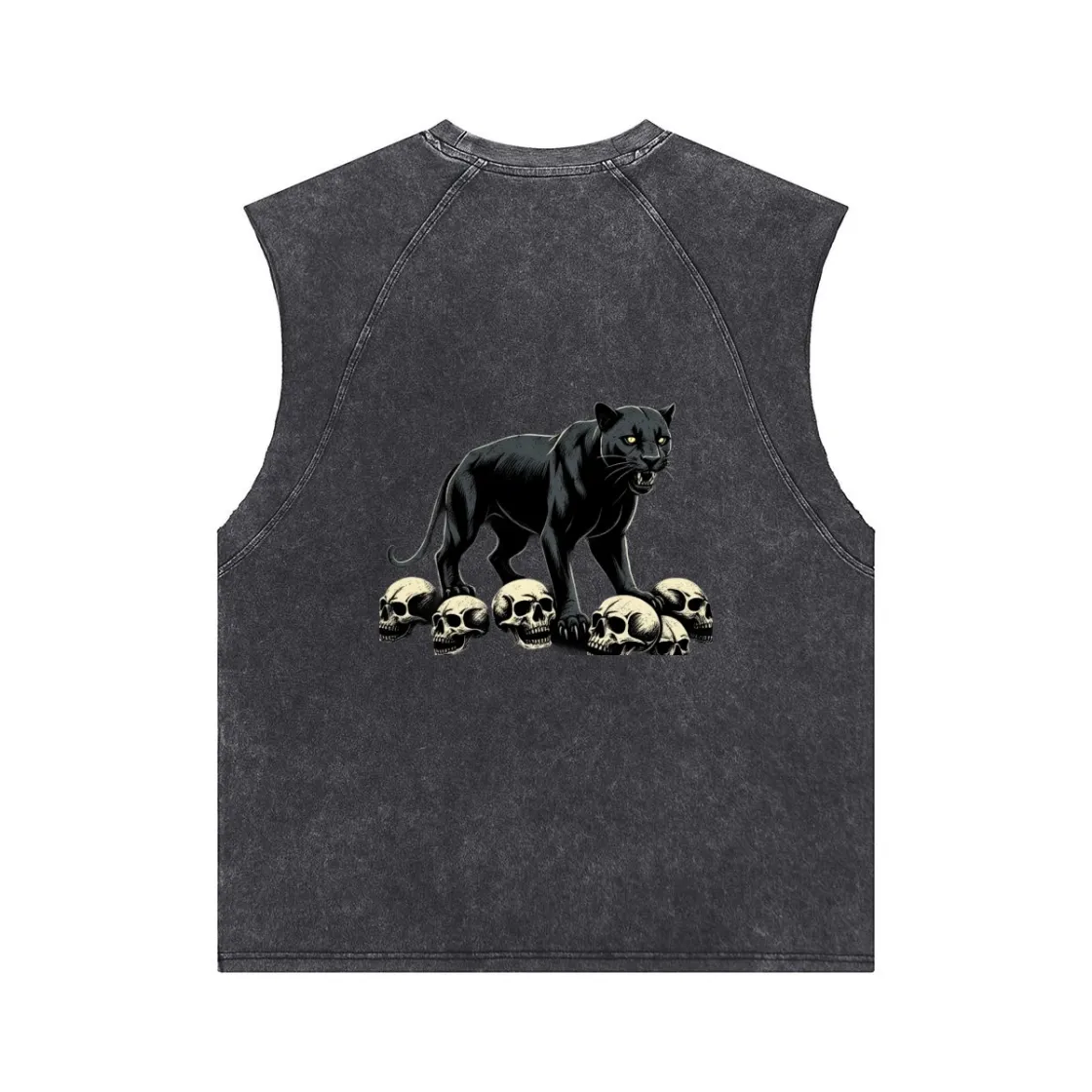 Men's Washed Sleeveless Muscle Tank Top|275GSM  DTG