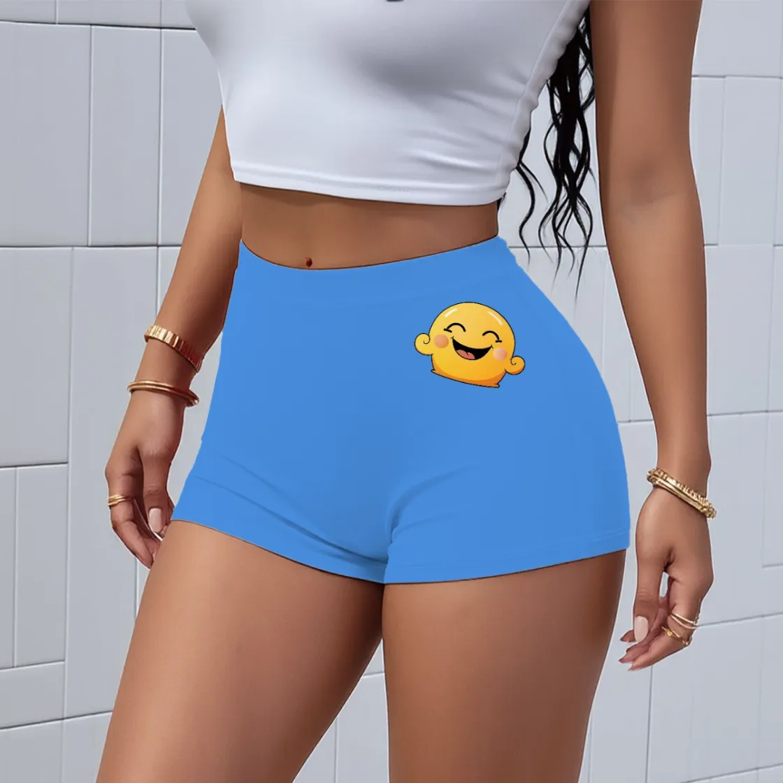 All-Over Print Women’s High-Stretch Shorts