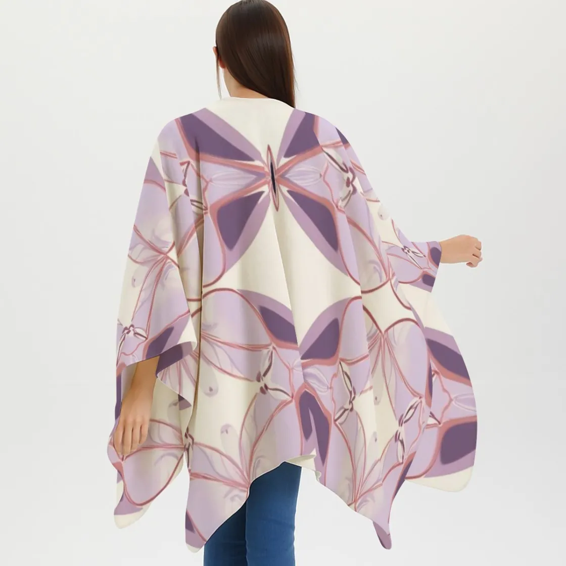 All-Over Print All-Season Soft Touch Shawl