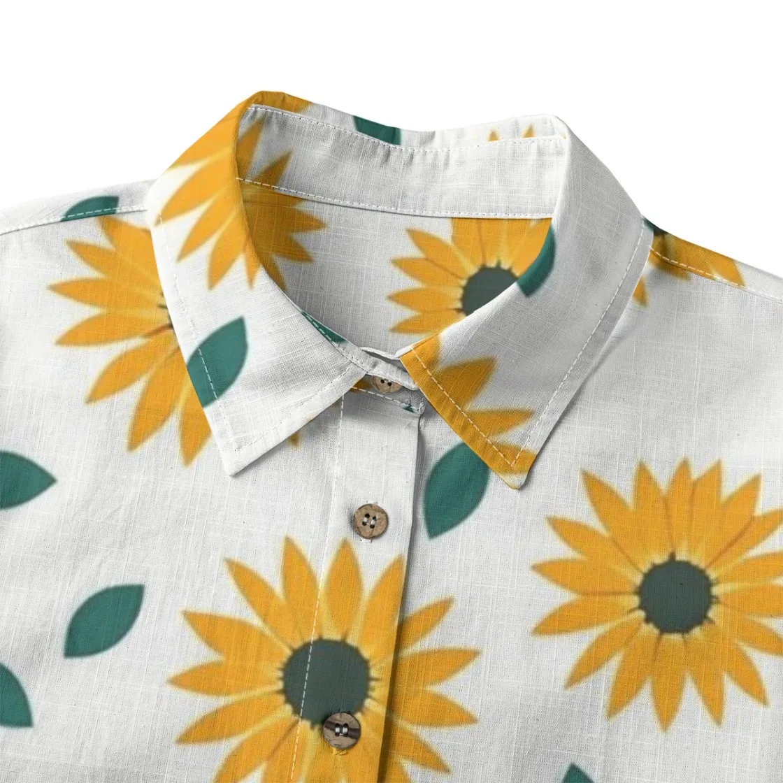 All-Over Print Women's Shirt | 140GSM Slub Cotton
