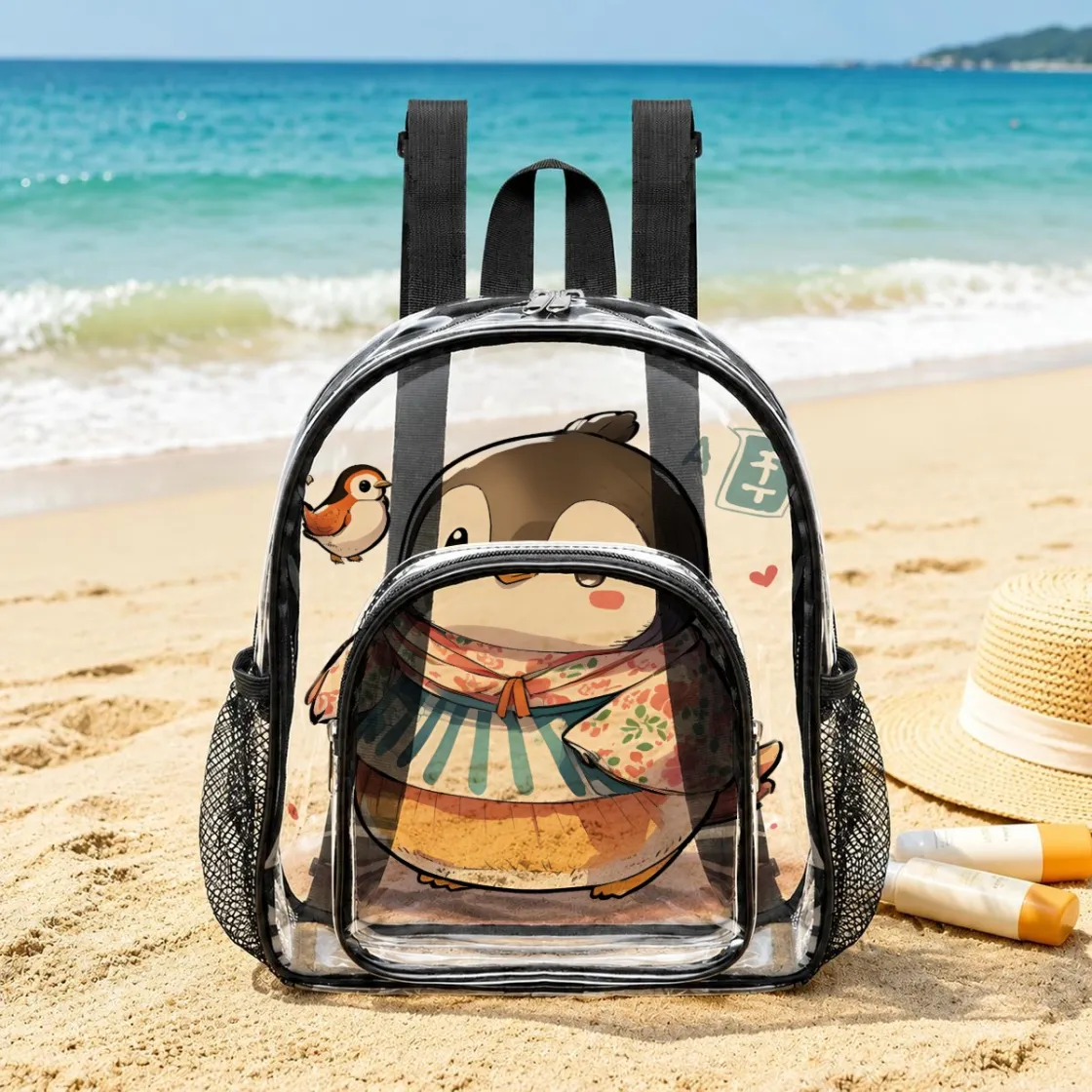 ransparent PVC Backpack