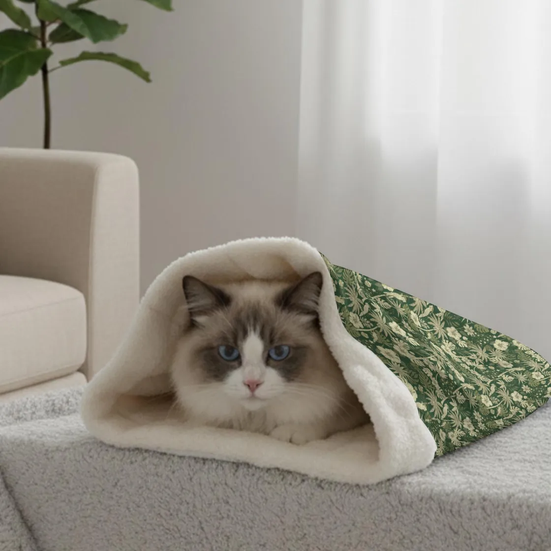 All-Over Print Double-Layer Pet Sleeping Bag