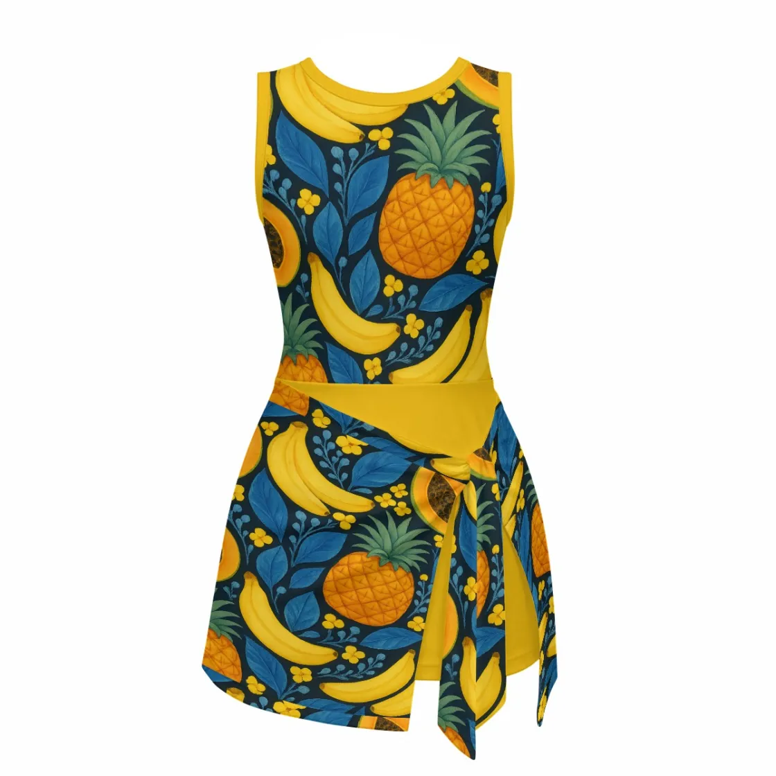 All-Over Print Girls Sports Romper